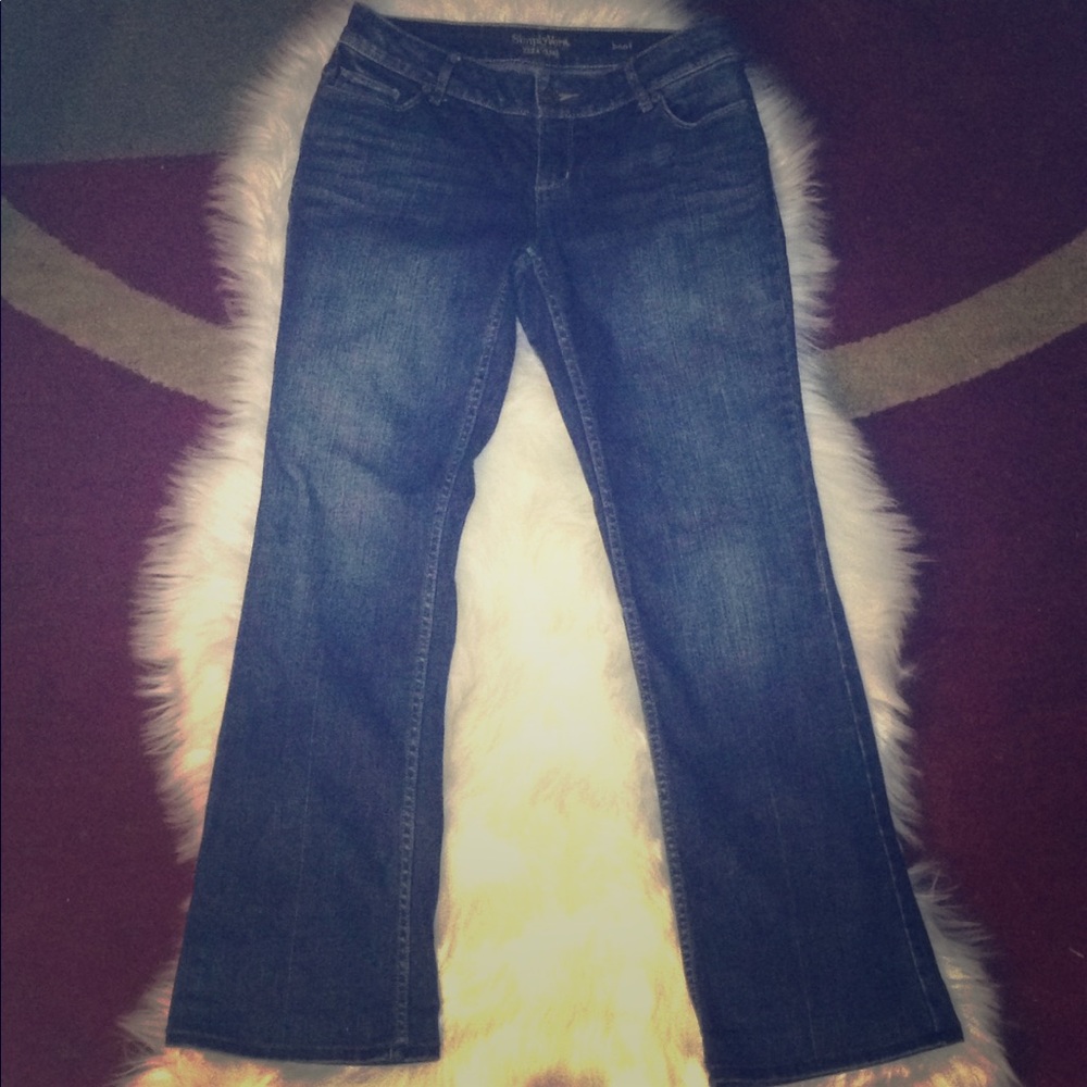 Simply Vera wang boot cut jeans